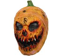 SUPYINI Halloween Pumpkin Mask Scary Pumpkin Full Head Mask Scary Latex Head Mask Novelty Scary Halloween Costume Party Props (Pumpkin)