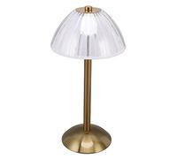 SUPYINI Industrial LED Table Lamp, Stepless Dimmable Bedside Night Light with USB Rechargeable for Home, Office, Cafe,Working for 5 Hours Even Without Power Supply,Rustic Desk Lamp