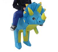 SUPYINI Inflatable Dinosaur Costume Halloween Cosplay Party Riding Dinosaur Inflatable Doll Suit (Children 90-120cm)