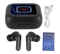 SUPYINI IPX5 Multifunctional Translator Earbuds with Noise Canceling Function - Versatile Voice Translator Headphone Device (Black)