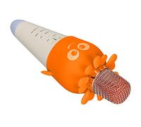 SUPYINI Kids Microphone with Wireless Speaker, Noise Cancelling, and Ergonomic Design, Great Gifts for Girls Boys and Adults, for Car, Party, PC and All Smartphones (Yellow)