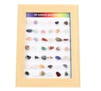 SUPYINI Kids Rock Collection Kit, Earth Science Lessons to Life, Identify Different Types of Rocks From Around the World with Transparent Display Box, STEM Project