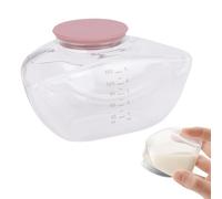 SUPYINI Milk Collection Cup Replacement Compatible with Momcozy M9 Breast Pump Accessories, 150ml PP Silicone Reusable Milk Collector with Duckbill Valve, Tight Seal, No Backflow