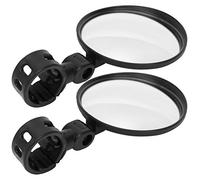 SUPYINI Mirrors for Mobility Scooters,Cycle Mirror 1Pair Round Rearview Mirror Safety Wide Angle Reflective Back Mirror Cycling Equipment for Bike Scooter 40 Mm Thread