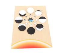 SUPYINI Moon Phases Puzzle, Moon Phase Change Puzzle, Educational Wooden Puzzles with Phases, Educational Space Puzzles, Toys, Preschool Learning Activity for Toddlers, Boy and