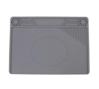 SUPYINI Multifunctional Heat Insulating Silicone Repair Mat with Scale Ruler and Screw Position for Soldering Iron, Phone and Computer Repair