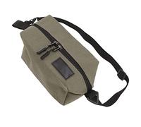 SUPYINI Outdoor Camping Canvas Toilet Paper Holder with Lanyard, Zipper Design, Premium Material, Napkin Box, Folding Design, for Tent, Car, Small Storage Bag