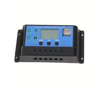 SUPYINI Portable Solar Power System 4000W Solar Panel Kit 30A 12V 24V Charge Controller 18W 18V, Equipped with LCD Display, Floating Charge, Full Protection (#2)