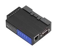 SUPYINI RS485 to Ethernet Converter, to RS485 Serial Device Server with LED Indicators and Web Configuration, for Building Automation Security Traffic Control Factories Mines Railways