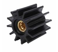 SUPYINI Seawater Pump Impeller, 12 Blades, 11 Teeth, Rubber, Flexible Replacement Sherwood Pump P2701-01 P2710X P2702-01, OE Number 27000K 3974456, Direct Replacement Installation