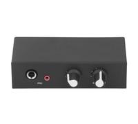 SUPYINI Small Home Stereo Sound Preamplifier with Independent Knob Microphone Headphone Amplifier for Phono Turntable Phonograph DC 5 to 12V