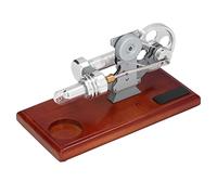 SUPYINI Stirling Engine Model, Hot Air External Combustion Engine Educational Toy with Alcohol Burner for Science Projects, Physics Learning