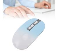 SUPYINI V11 AI Mouse, 6 in 1 Smart Voice Mouse with Real Time Transcription Translation Summarization, Rechargeable Ergonomic Design for Remote Work Office (Lake Blue)