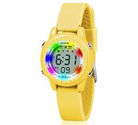 SUPZOE Toys for 4-11 Year Old Kids, Kids Digital Watch Age 6-13 Toddler Watches for Girls Gifts for 5-12 Year Old Girls Easter Birthday Xmas Gifts for Girls Age 3-12 Learning Toys for Girls - Yellow