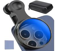 SUQ 52mm Clip-on Filter, Phone Lens CPL Polarizer Filter, for iPhone,Samsung and Other Smart Phones, Eliminate Reflections, Enhance Colors, Minimize Glare
