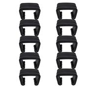 SUQ I OME - Pack of 10 Small Outdoor Patio Rattan Furniture Clips, Last Intervention, Rattan Wicker for Patio, Fasteners, Modular Connectors for Sofa, Chair, 4.45 cm