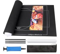 SUQ Puzzle Mat, with up to 2000,1500,1000 Puzzle Pieces, Giant Jigsaw Board, Jigsaw Mat, Jigsaw Rolls, Portable Puzzle Mat with Storage Bag, Practical Accessories for Storage of Puzzles, Puzzle Saver
