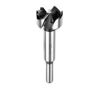 SUQIN 25mm Professional Forstner Drill Bit,Round Handle Forstner Wood Drill Bits, For Drilling Hinge Cutter Length 90mm