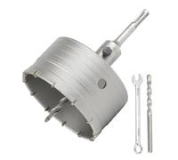 SUQIN Concrete Hole Saw Ø110mm Concrete Core Drill Bit With 110mm SDS Plus Adapter And Center Drill 8x110mm,Wall Hole Cutter For Brick Concrete Walls Air Conditioning Openings.
