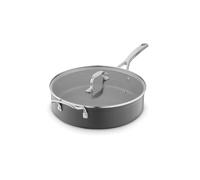 Sur La Table Anodised 28cm Multi-pan w/ Tempered Glass Lid, Helper Handle, 10x Stronger Superior Non-Stick Ceramic Coating, Induction Compatible, Grey Sur La Table Grey