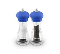 Sur La Table Colour Me Happy Collection Salt and Pepper Mill, Ceramic, Blue, SLT847053BLU