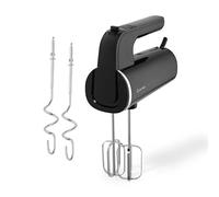 Sur La Table Core Digital Hand Mixer with 2 Stainless Steel Beaters, 5 Speed Settings and Turbo Function, Digital Controls, 500W, Black, SLT12011BLK