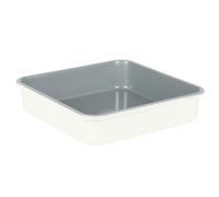 Sur La Table Kitchen Essentials Bake Sale 9 Inch PFOA, PFAS, PTFE Free Nonstick Rectangular Cake Pan - Linen White