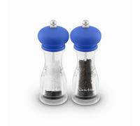 Sur La Table SLT847053BLU Salt and Pepper Mill, Ceramic, Blue