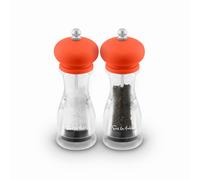 Sur La Table SLT847053ORG Salt and Pepper Mill, Ceramic, Orange