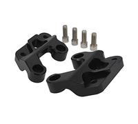 Sur Ron Foot Pegs Bracket,CNC Lower Height Pedal Extender Mount Bracket for Electric Dirt Bike Surron Sur Ron Light Bee S/X/LBX Segway X160/X260 - Black