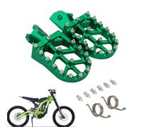 Sur Ron Footpegs,Motorcycle Wide Foot Pegs Mx Foot Pedals Rests Cnc With Springs For Crf150F 2003-2019 Crf230F 2003-2019 Sur Ron-Green