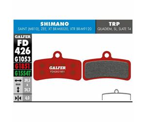 SUR RON Galfer Disc Brake Pads Shimano Saint M810 MTB FD426 G1851 Advanced X2