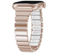 Surace Slim Band Compatible With Apple Watch Bands 38mm 40mm 41mm for Women, Designer Band Stainless Steel Silicone Dual-Layer Metal Bracelet with Magnetic Clasp for iWatch Series 11 10 9 8 7 6 5 4 SE