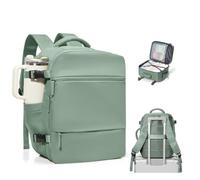 suradar Travel Backpack for Women Men, Carry On Backpack Flight Approved Personal Item Travel Bag Laptop Backpack, A3-army Green, L, Travel