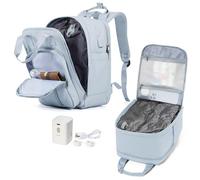 suradar Vacuum Backpack Travel Bags with Pump Ryanair Cabin Bags 40x20x25 Underseat Vacuum Compression Backpack Vacpack Cabin Ryan Air Bag 40x20x25 Grey Blue