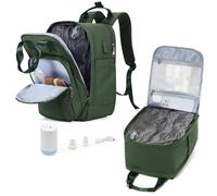 suradar Vacuum Backpack Travel Bags with Pump Ryanair Cabin Bags 40x20x25 Underseat Vacuum Compression Backpack Vacpack Cabin Ryan Air Bag 40x20x25 Dark Green