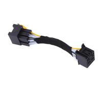 Surakey 32Pin RCA Car Reversing Camera Adaptor Cable fits for Ford Sync 2.5 / Fiesta / Sync3 System C-max/S-max/Focus/Galaxy/Kuga/Mondeo/Mustang Rear View Camera Connector Reversing Wiring Harness