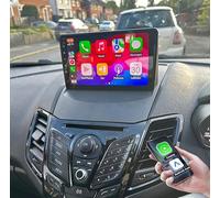 Surakey Android 14 Car Stereo for Ford Fiesta 2009 2010 2011 2012 2013 2014, 4+64G Car Radio with Wireless CarPlay Android Auto 9 in Screen with WiFi Bluetooth GPS FM/RDS SWC AHD Backup Camera Mic