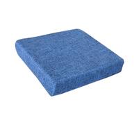 Surakey Cushion for Elderly with Memory Foam 18x18x2 Inches Large Square Seat Cushion for Recliner Chair, Floor Pillow, Truck Seat Cushion Sofa Cushion Sponge Pads Seat Cushion (Blue)