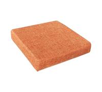 Surakey Cushion for Elderly with Memory Foam 18x18x2 Inches Large Square Seat Cushion for Recliner Chair, Floor Pillow, Truck Seat Cushion Sofa Cushion Sponge Pads Seat Cushion (Orange)
