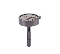 Surakey Men's Cufflinks Carbon Fiber Plated Cuff Links for Wedding Business, Steampunk Watch Movement Shape Cufflinks Shirt Cufflinks (Black)