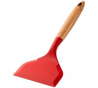 Surakey Silicone Solid Turner,Non Stick Slotted Kitchen Spatulas,High Heat Resistant BPA Free Cooking Utensils,Ideal Cookware for Fish, Eggs, Pancakes, Omelette Pizza Burgers (Red)
