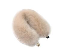 Surakey Women's Neck Warmer Faux Fur Collar Scarf Wrap Plush Muffler Collar Trim Warm Scarf Neck Hood for Women Winter Coat Dress Party Clothing (Apricot)