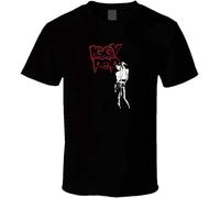 SURARAN Iggy POP The Stooges Retro Vintage Shirt Black White Tshirt Men's Black XXL Black M