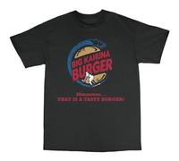 SURARAN Men's Nsxkqm Big Kahuna Burger T Shirt Premium Cotton Reservoir Dogs Pulp Fiction Tarantino Black XXL
