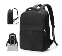 suratio Laptop Backpack for Women Gym Backpack Casual Daypack Backpacks Travel Backpack for Traveling on Airplane Men, A-black, S, Modern