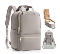 suratio Travel Backpack Carry On Flight Approved Small Travel Backpack For Women Carry On Backpack Personal Item Travel Bag, A-khaki, M, Modern Fashion