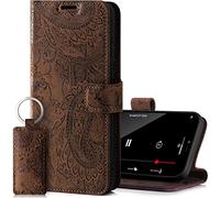 Surazo Leather Wallet Mobile Phone Case Compatible with Samsung Galaxy A13 5G - Flip & Fold Smartphone Case with Stand RFID Blocker Magnet Closure 3 Slots for Bank Cards - Handcrafted European Leather