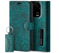 SURAZO Leather Wallet Mobile Phone Case Compatible with Xiaomi 14 5G - Flip & Fold Smartphone Case with Stand, RFID Blocker, Magnet Closure, 3 Slots for Bank Cards - Handcrafted European Leather