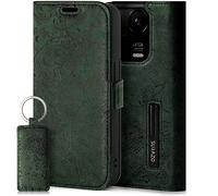 SURAZO Leather Wallet Mobile Phone Case Compatible with Xiaomi 14 Pro 5G - Flip & Fold Smartphone Case with Stand, RFID Blocker, Magnet Closure, 3 Slots for Bank Cards - Handcrafted European Leather